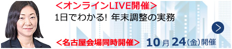 1日でわかる! 年末調整の実務【オンラインLIVE_N662】